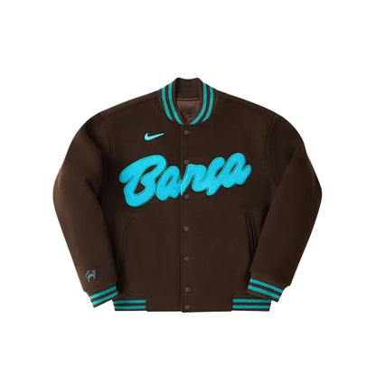 FC Barcelona Golf Wang Letterman Varsity Jacket