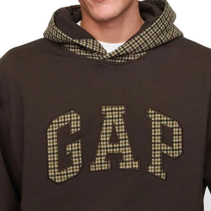 Gap Houndstooth Logo Hoodie