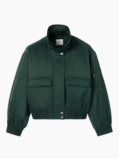 Gap × Victoria Beckham 2026 Satin Bomber Jacket