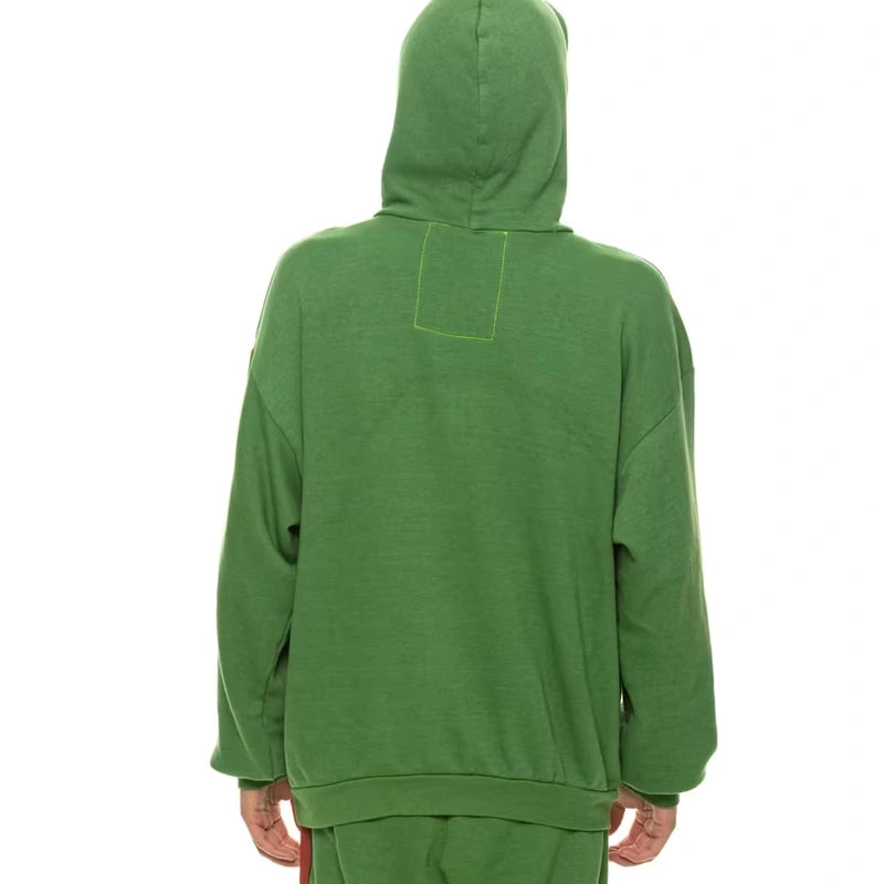 Green Bay Packers Aviator Nation Green Relaxed Tri-Blend Hoodie