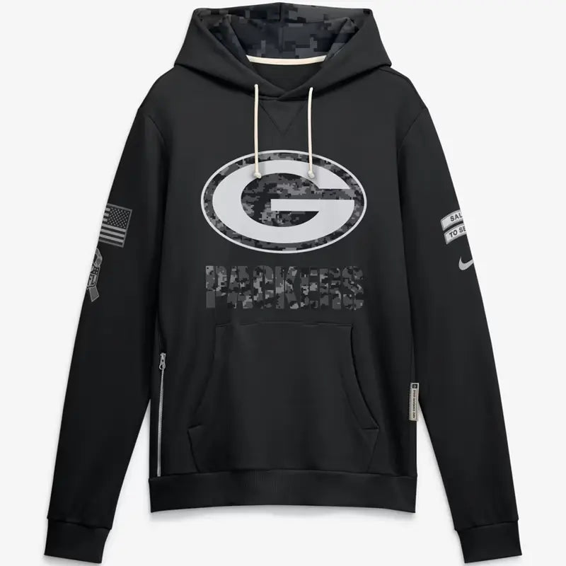 2026 Green Bay Packers Salute to Service Sideline Hoodie
