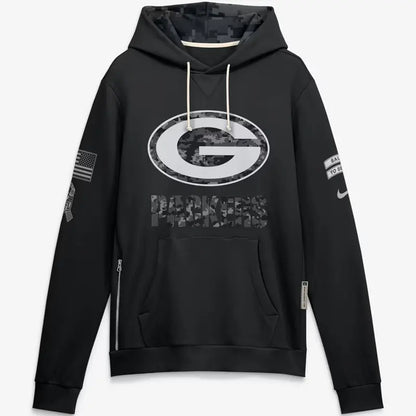 2026 Green Bay Packers Salute to Service Sideline Hoodie