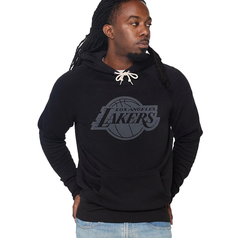 Homage Los Angeles Lakers Logo Blackout Hoodie