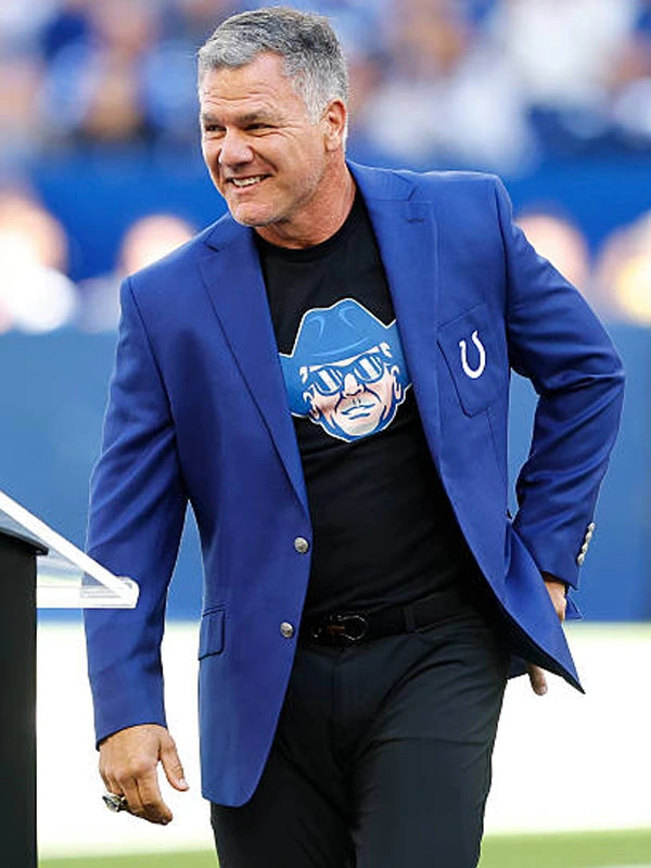 2026 Indianapolis Colts Adam Vinatieri Blue Coat