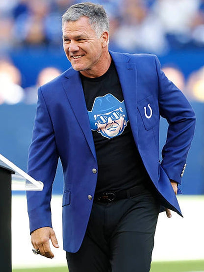 2026 Indianapolis Colts Adam Vinatieri Blue Coat
