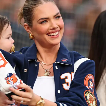 Kate Upton Astros Varsity Jacket