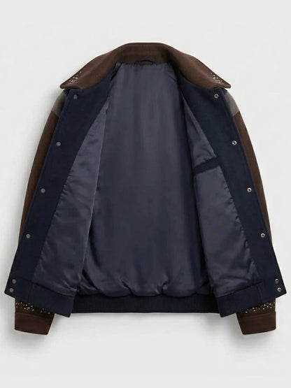 Kith Melton Wool Studded Varsity Jacket