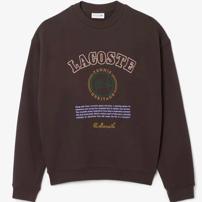 Lacoste Heritage Embroidery Fleece Sweatshirt