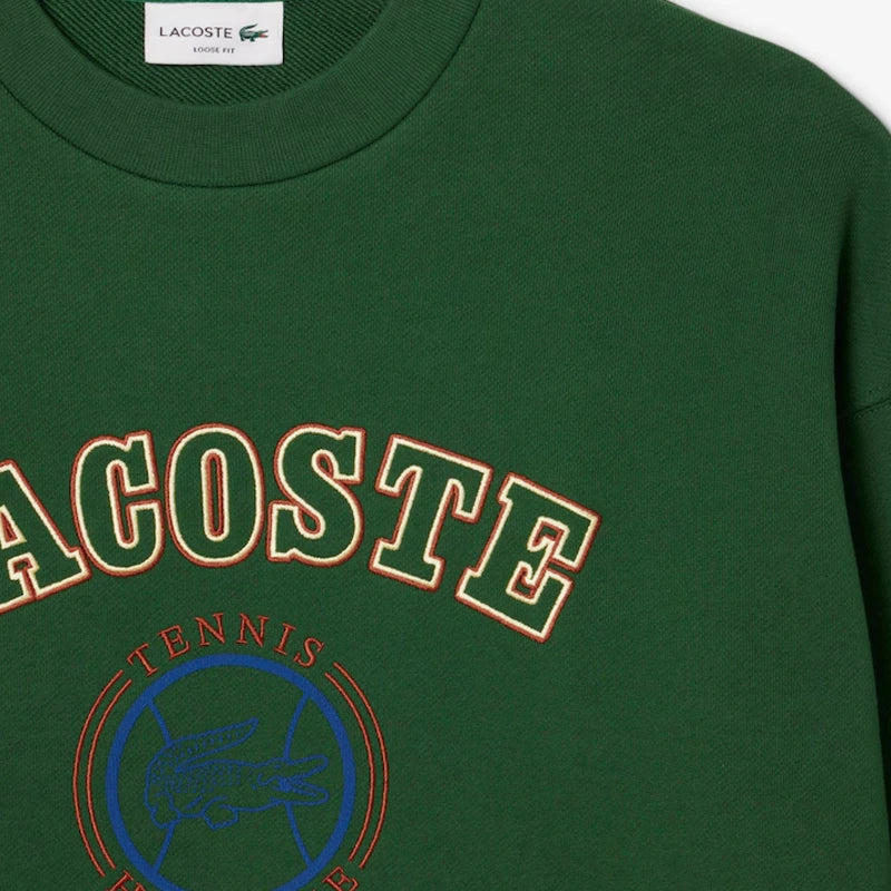 Lacoste Heritage Embroidery Fleece Sweatshirt