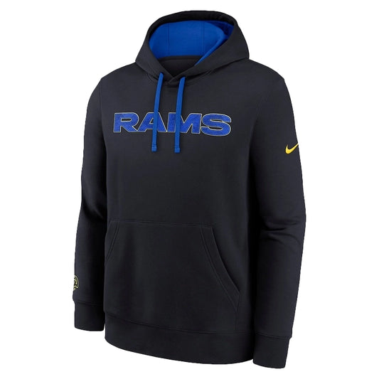 Club Pullover Hoodie - Black Fleece