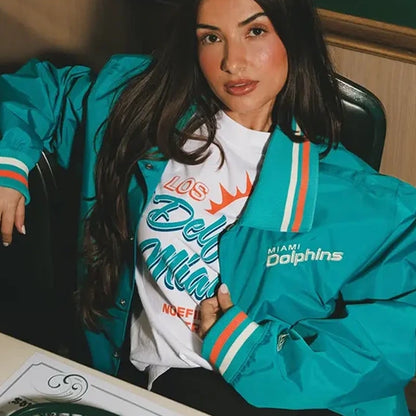 Los Delfines de Miami Teal Jacket