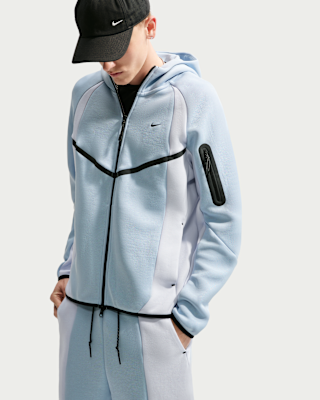Nike Tech Men's Color-Block Full-Zip Fleece Windrunner Jacket