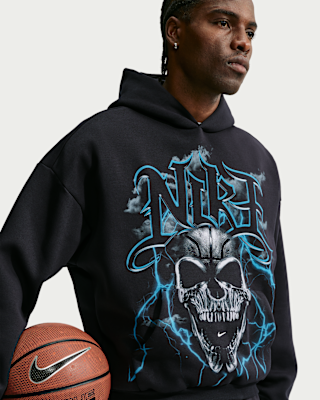 Nike Standard Issue Men's Brushed Pullover Basketball Hoodie