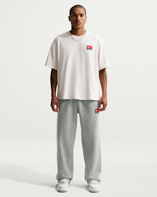 Nike Solo Swoosh Men's Fleece Open-Hem Pants