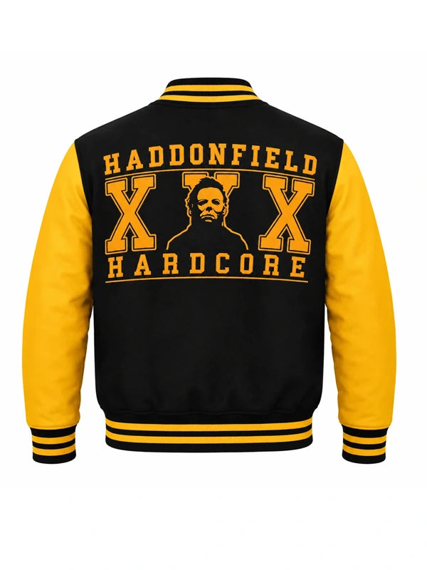 Michael Myers Haddonfield Hardcore Varsity Jacket