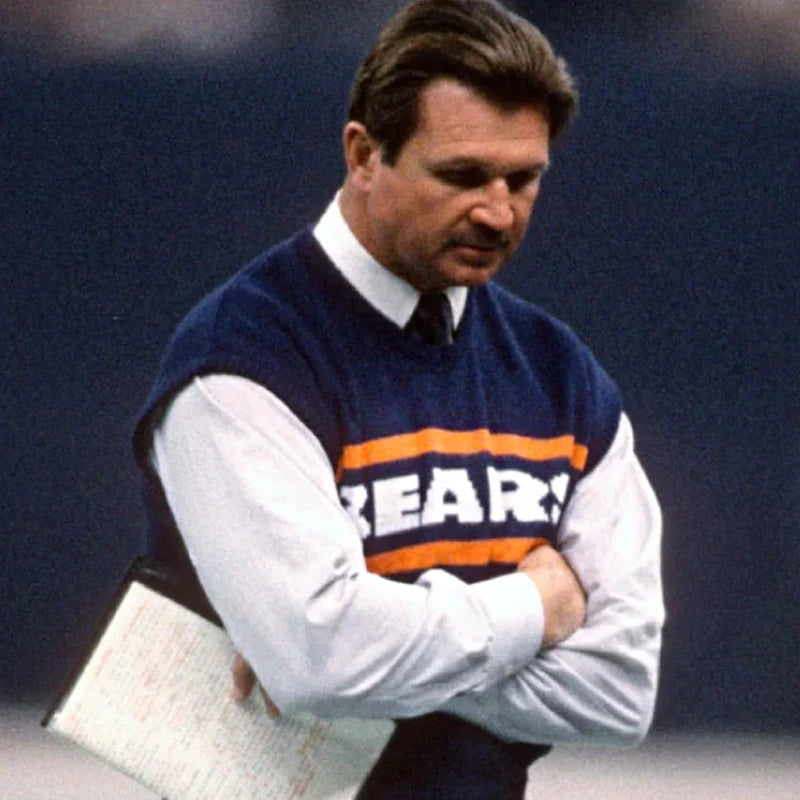 Mike Ditka Chicago Bears Sweater Vest
