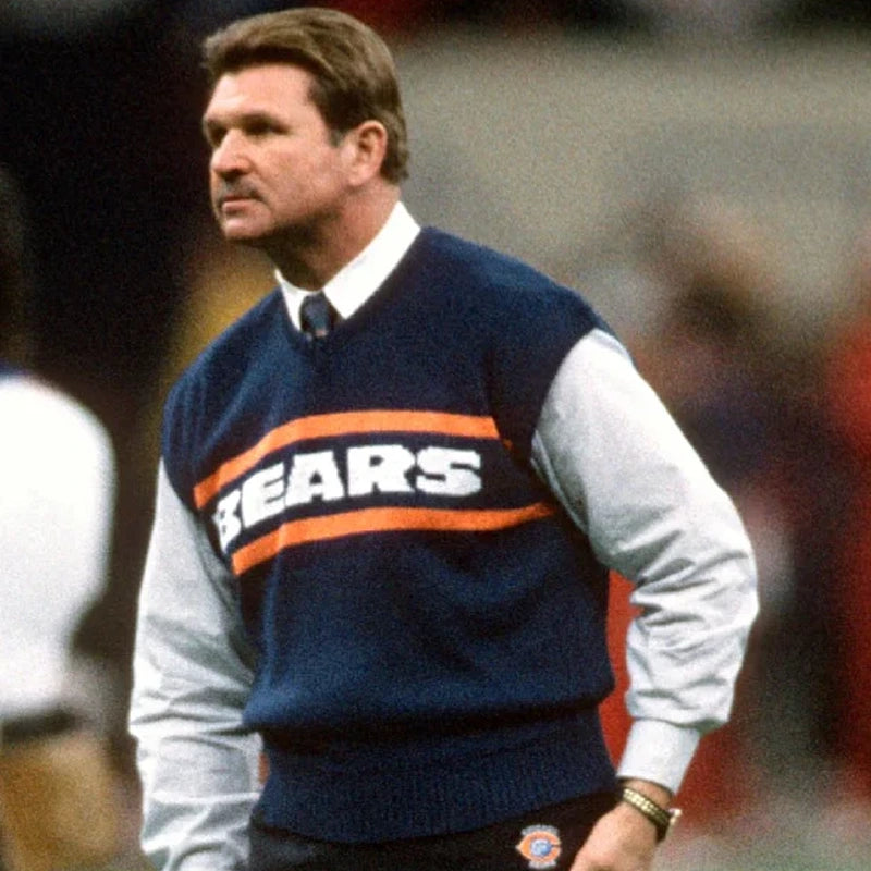 Mike Ditka Chicago Bears Sweater Vest