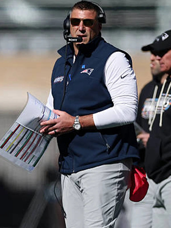 2026 Mike Vrabel New England Patriots Vest