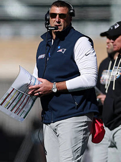 2026 Mike Vrabel New England Patriots Vest