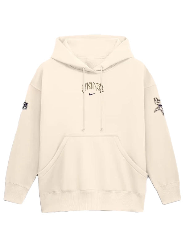 Minnesota Vikings 2026 Rivalries Oversized Cream Hoodie
