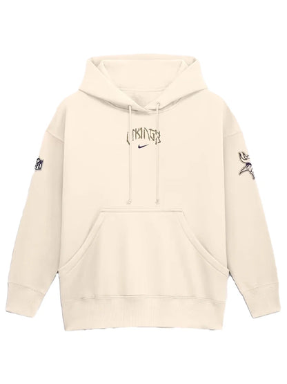 Minnesota Vikings 2026 Rivalries Oversized Cream Hoodie