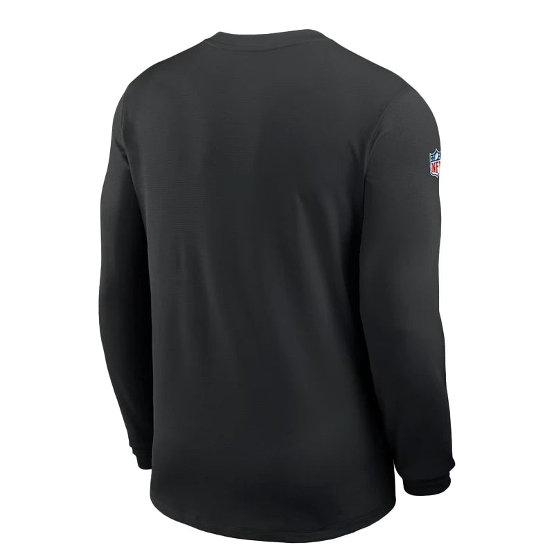 Minnesota Vikings 2026 Sideline Coach Long-Sleeve T-Shirt
