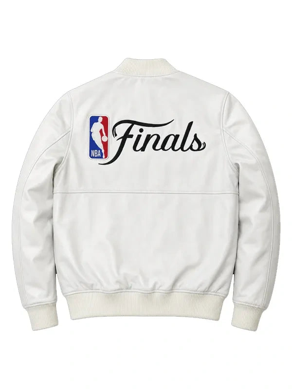 NBA Finals ESPN x New York Knicks Leather Jacket