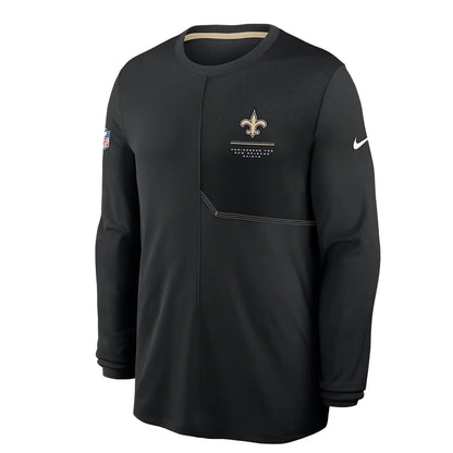 New Orleans Saints 2026 Sideline Coach Long-Sleeve T-Shirt