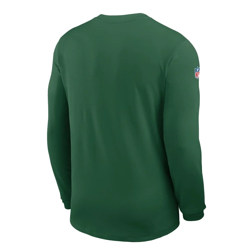 New York Jets 2026 Sideline Coach Long-Sleeve T-Shirt
