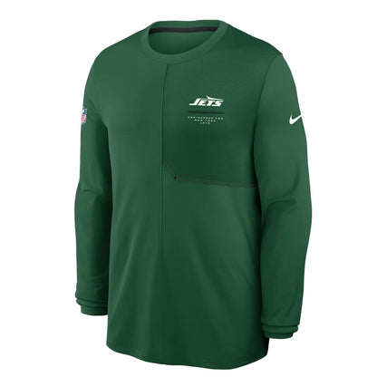 New York Jets 2026 Sideline Coach Long-Sleeve T-Shirt
