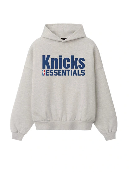 New York Knicks Fear of God Gray 2026 NBA Finals Champions 90s Hoodie