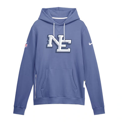 Nike Blue New England Patriots Rivalries Sideline Hoodie
