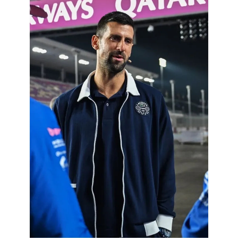 Novak Djokovic Formula 1 Qatar Grand Prix 2025 Bomber Jacket