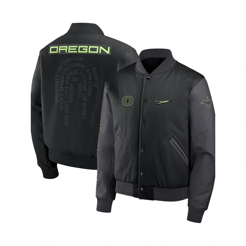 Oregon Ducks 2026 Origin of Speed Varsity Jacket