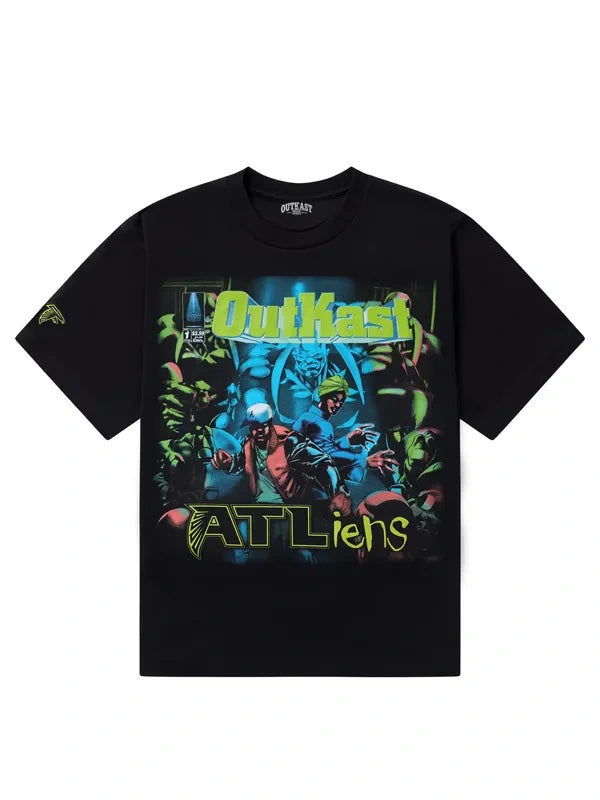 Outkast x Falcons 30th Anniversary ATLiens Album Cover T-shirt