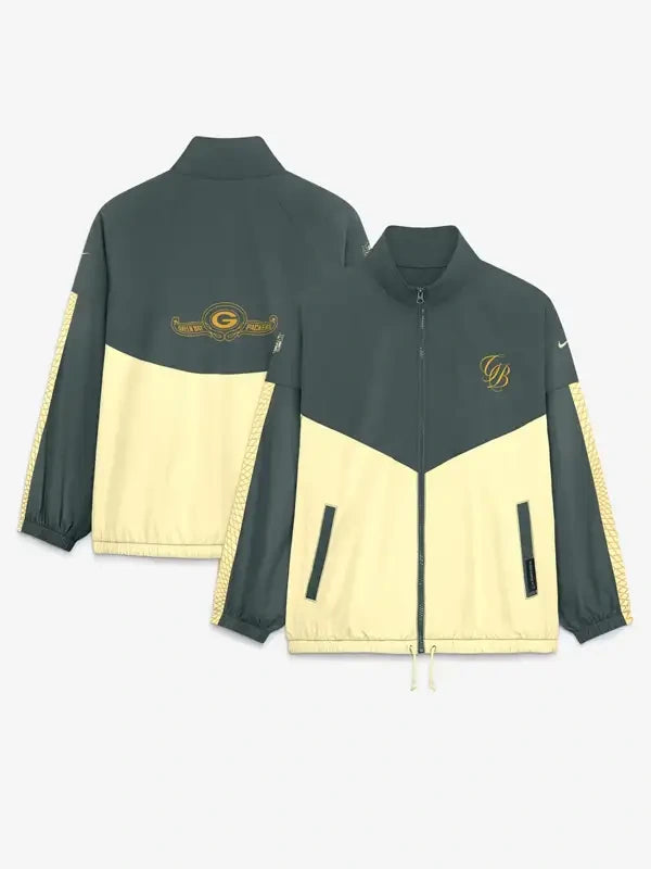 Women’s Packers Nike 2026 Rivalries Oversized Full-Zip Jacket