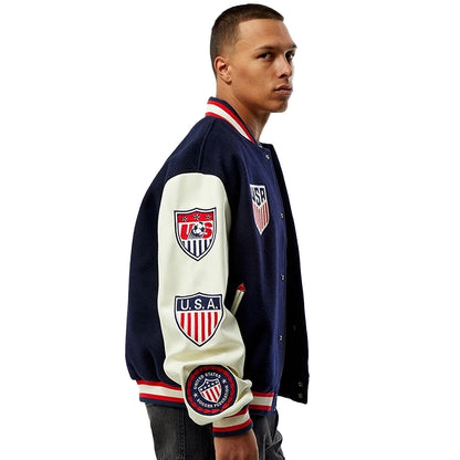 Pacsun U.S. Soccer x Jeff Hamilton Varsity Jacket