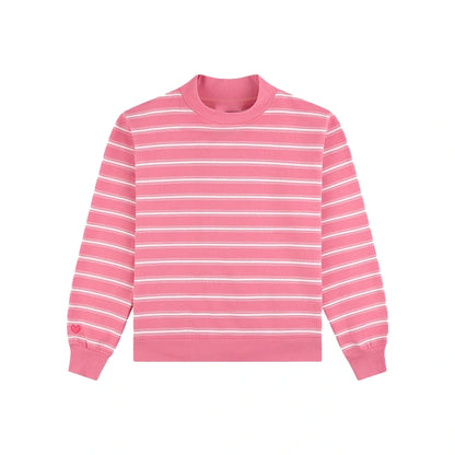 Parke x Pink Aid 2026 Striped Mockneck Sweatshirt
