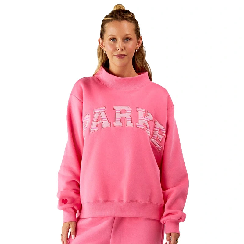 Parke x Pink Aid 2026 Varsity Mockneck Sweatshirt
