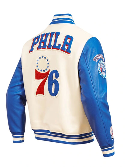 Philadelphia 76ers Retro Classic Varsity Full-Zip Jacket