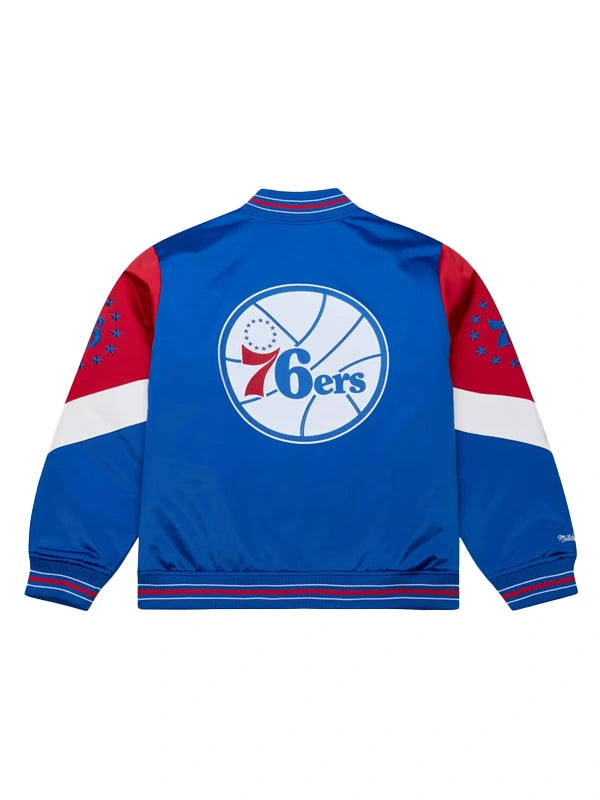 Philadelphia 76ers Royal Hardwood Classics Jacket