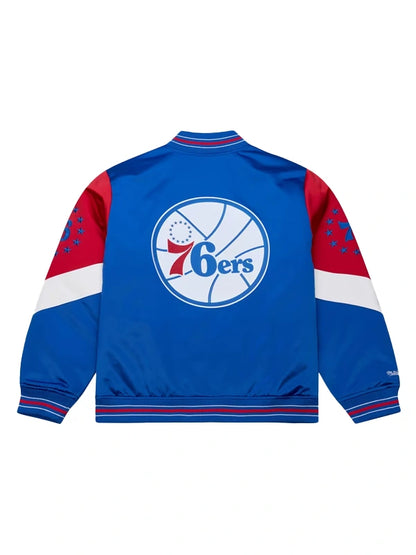 Philadelphia 76ers Royal Hardwood Classics Jacket