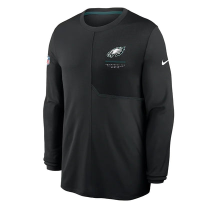 Philadelphia Eagles 2026 Sideline Coach Long-Sleeve T-Shirt