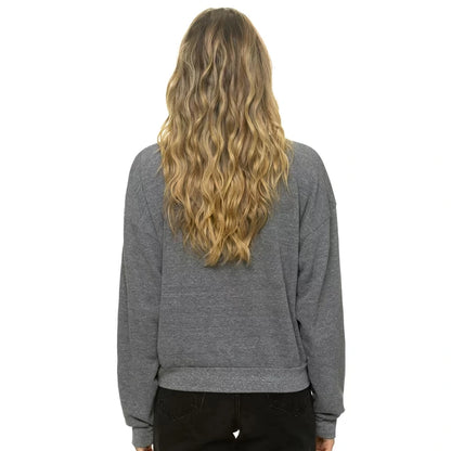 Philadelphia Eagles Aviator Nation Heather Gray Relaxed Tri-Blend Sweatshirt