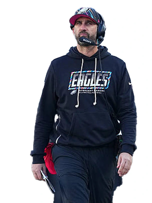 2026 Philadelphia Eagles Nick Sirianni Crucial Catch Hoodie