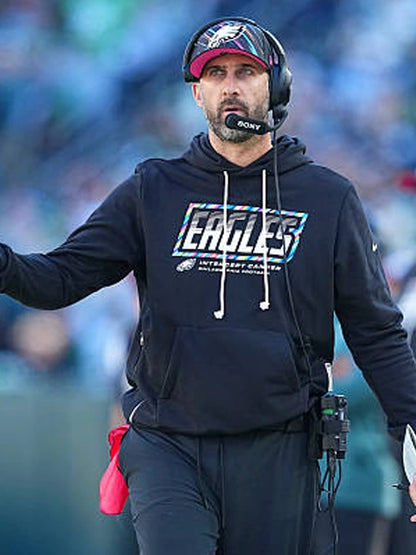 2026 Philadelphia Eagles Nick Sirianni Crucial Catch Hoodie