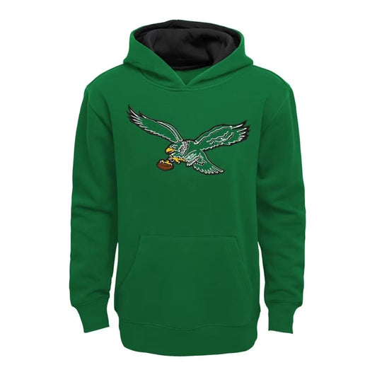 Philadelphia Eagles Youth Kelly Green Hoodie