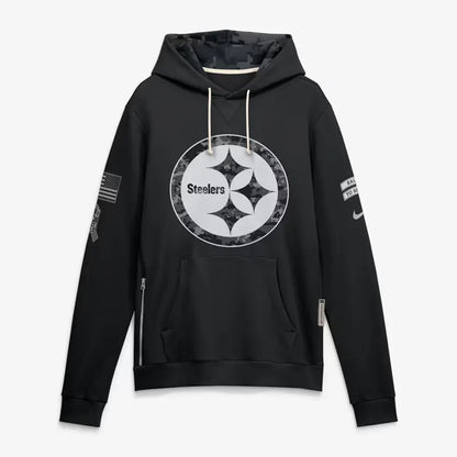 2026 Pittsburgh Steelers Salute to Service Sideline Hoodie