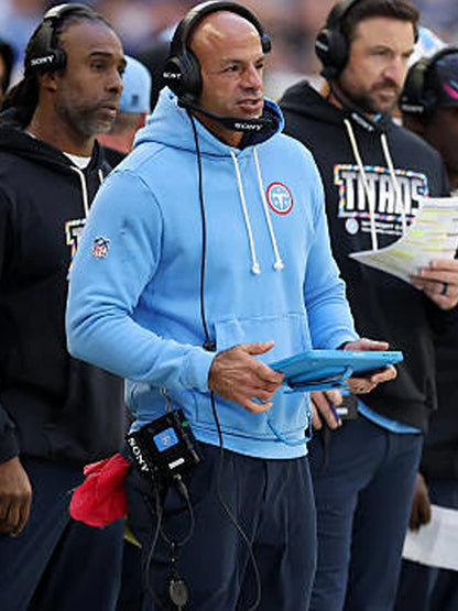 2026 Robert Saleh Tennessee Titans Sideline Hoodie