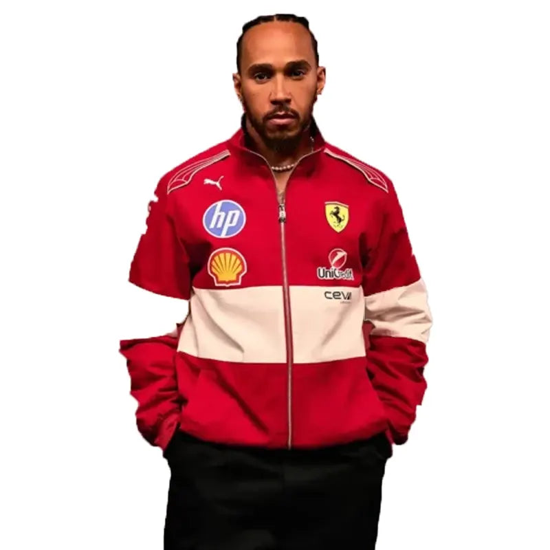 Scuderia Ferrari F1 2025 Team Racing Jacket